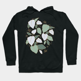 Spring leaves (green shades) Hoodie